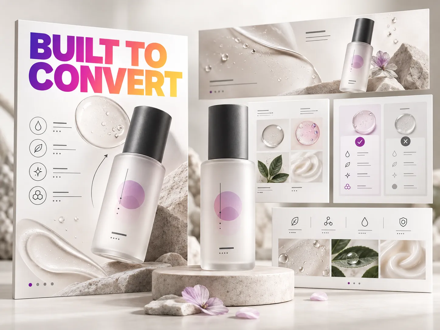 Ecommerce product infographics and A+ content design