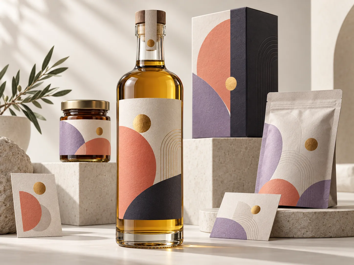 Product packaging and label design