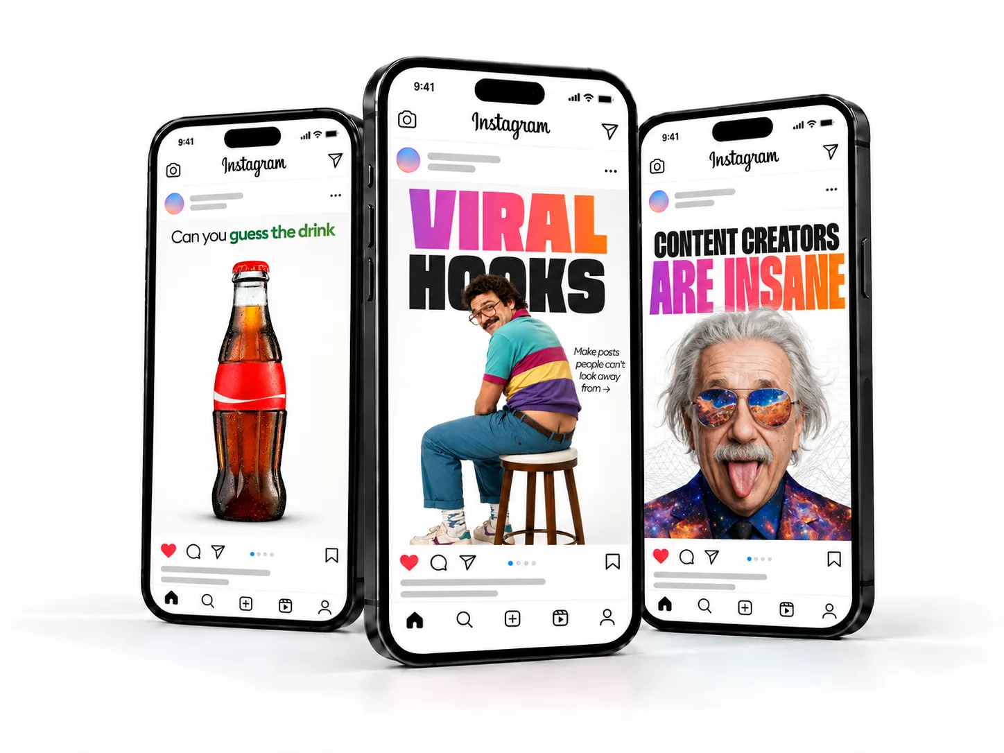 Social media post designs for Instagram and Facebook